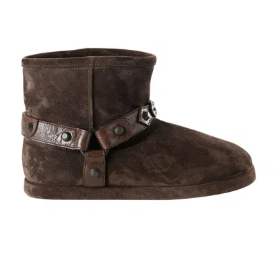 Pre-owned Balenciaga Wmns Alaska Soft Boot 'espresso Brass' | Brown | Women's Size 39