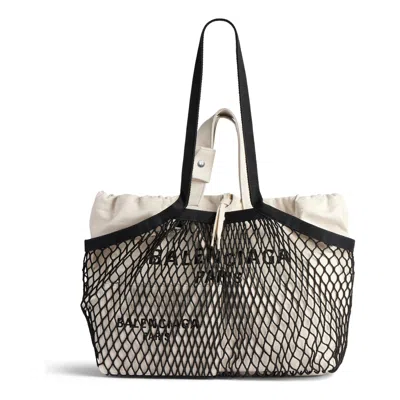 Balenciaga (wmns)  24/7 Medium Tote Bag 'beige Black' In Multi