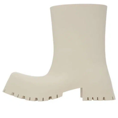Balenciaga (wmns)  50mm Trooper Rubber Boots 'beige' In Sand
