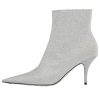 Balenciaga (wmns)  85mm Knife Glitter Boots 'silver'