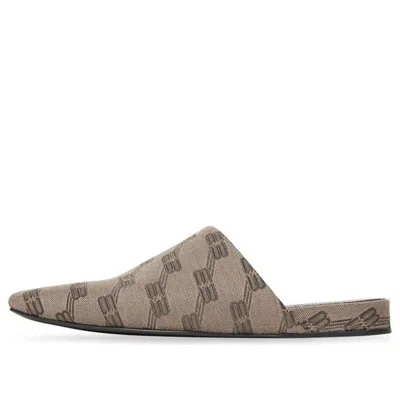 Balenciaga (wmns)  Bb Monogram Cosy Mules 'beige Brown'
