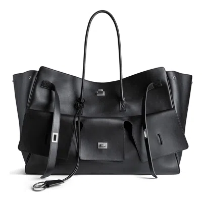 BALENCIAGA (WMNS) BALENCIAGA BEL AIR XL CARRY ALL BAG 'BLACK'