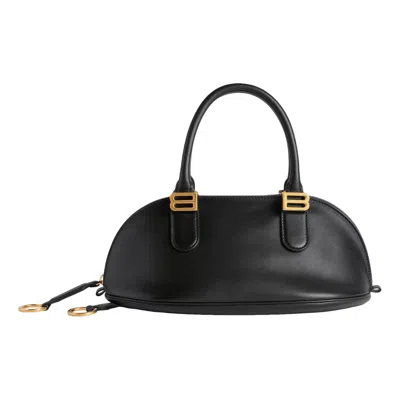 BALENCIAGA (WMNS) Balenciaga Bolero Bowling Bag Mini 'Black'