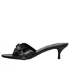Balenciaga Cagole M40 Arena Slip-on Sandals In Black