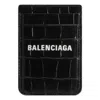 Balenciaga (wmns)  Cash Magnet Card Holder Crocodile Embossed 'black White'