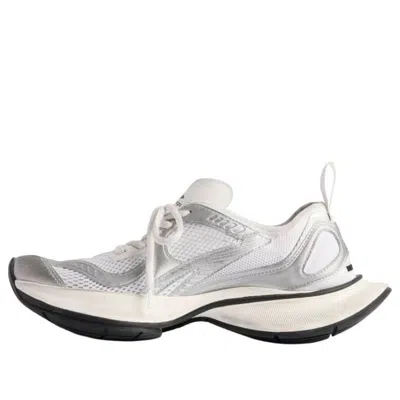 Balenciaga (wmns)  Circuit Sneakers 'white And Silver Polyester Nylon Tpu And Polyurethane'