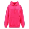 Balenciaga (wmns)  Classic Logo Minimalistic Solid Color Hoodie Pink