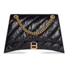Balenciaga (wmns)  Crush Medium Chain Bag Quilted 'black'