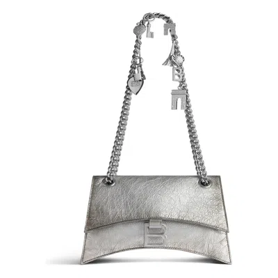 Balenciaga (wmns)  Crush Small Chain Bag Dirty Effect 'silver'