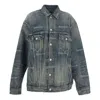 Balenciaga Denim Jacket In Blue