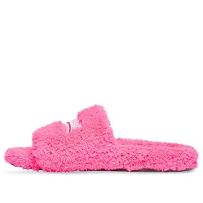 Balenciaga (wmns)  Furry Slides 'pink' In Multi