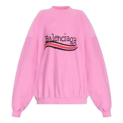 Balenciaga (wmns)  Fw23 Logo Sweater 'pink'