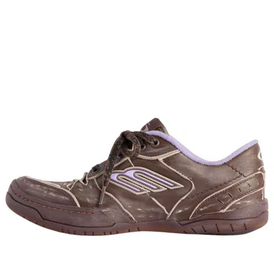 Balenciaga Lace-up Sneakers In Brown