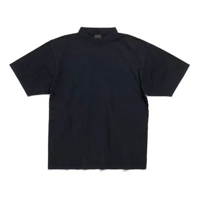 Balenciaga (wmns)  Hand-drawn T-shirt Medium Fit 'black Faded'