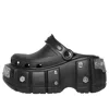 Balenciaga (wmns)  Hardcrocs Slide X Crocs 'nero Silver'