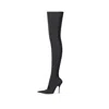 Balenciaga (wmns)  Knife 110mm Over The Knee Boots 'black Matte Spandex'