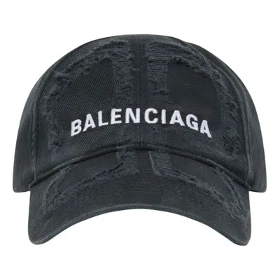 Balenciaga (wmns)  Laser Destroyed Bb Cap 'black White'