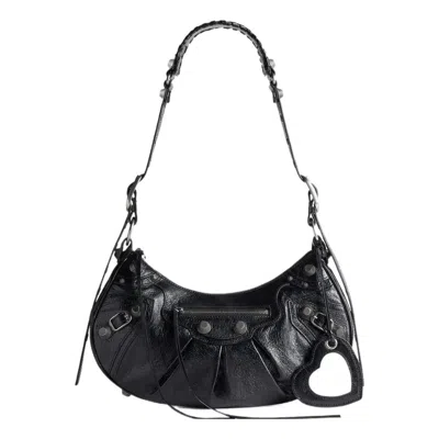BALENCIAGA (WMNS) BALENCIAGA LE CAGOLE SMALL SHOULDER BAG 'BLACK'