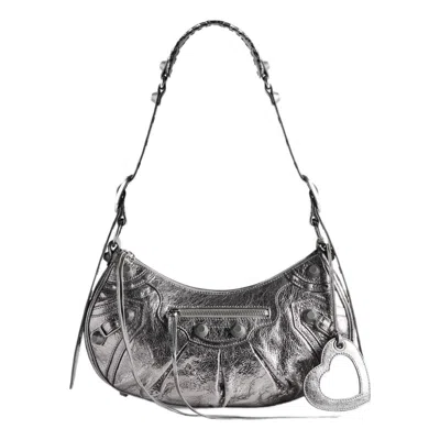 Balenciaga (wmns)  Le Cagole Small Shoulder Bag Metallized 'silver'
