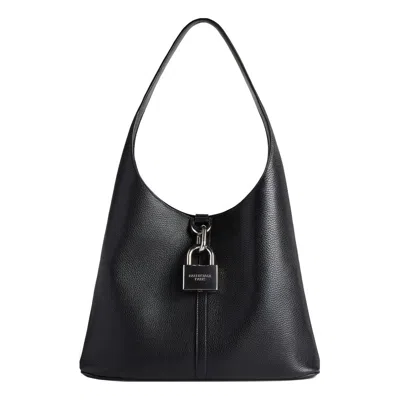 BALENCIAGA (WMNS) BALENCIAGA LOCKER MEDIUM NORTH-SOUTH HOBO BAG 'BLACK'