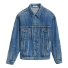 Balenciaga (wmns)  Logo Denim Jacket 'blue'