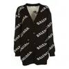 Balenciaga (wmns)  Logo Oversized Cardigan 'black'