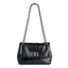 Balenciaga Chic Monaco Chain Handbag With Silver Logo – 32x43x10 Cm In Black