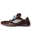 Balenciaga Women Brown Canvas And Corduroy Monday Ultra Sneakers In Brown