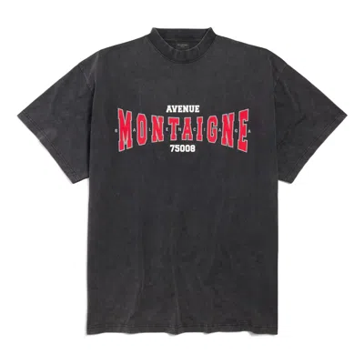 Balenciaga (wmns)  Montaigne T-shirt Oversized 'black Faded'