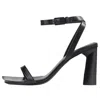 Balenciaga (wmns)  Moon Small Cowhide Straps High Heels Black Sandals