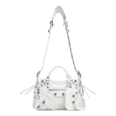 BALENCIAGA (WMNS) BALENCIAGA NEO CAGOLE XS HANDBAG 'OPTIC WHITE'