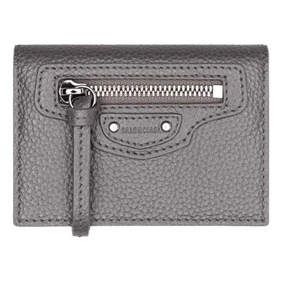 Balenciaga (wmns)  Neo Classic Mini Wallet 'dark Grey' In Gray