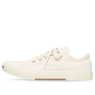 Balenciaga (wmns)  Paris Low Top Sneakers 'white Destroyed Cotton And White Rubber'