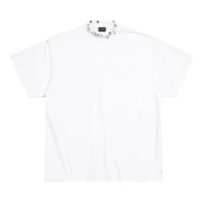 Balenciaga (wmns)  Pierced T-shirt Oversized 'white'