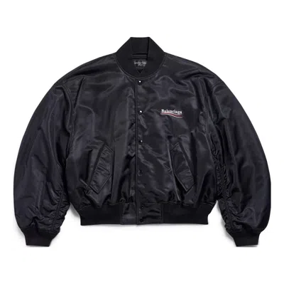 Balenciaga (wmns)  Political Campaign Varsity Jacket 'black'