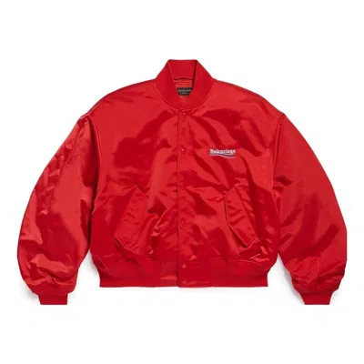 Balenciaga (wmns)  Political Campaign Varsity Jacket 'red'
