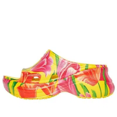 Balenciaga (wmns)  Pool Slide Sandals X Crocs 'tulip Print Multi'