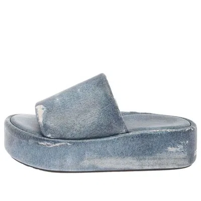 Balenciaga (wmns)  Rise Sandals 'denim Print Leather'