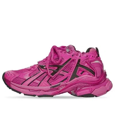 Balenciaga (wmns)  Runner Sneakers 'fuchsia Mesh And Nylon' In Pink