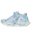 Balenciaga (wmns)  Runner Sneakers 'white Baby Blue Mesh And Nylon'