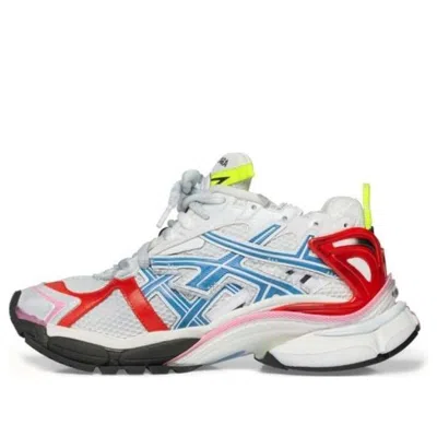 Balenciaga (wmns)  Runner Sneakers 'worn Out White Blue Red Mesh And Nylon'