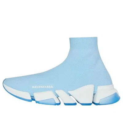 Balenciaga (wmns)  Speed 2.0 Trainers 'rib-knit Blue'