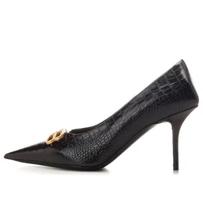Balenciaga (wmns)  Square Knife Bb Croc-effect Leather Pumps 'black'