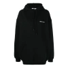 Balenciaga (wmns)  Ss21 Logo Cotton Hoodie Black
