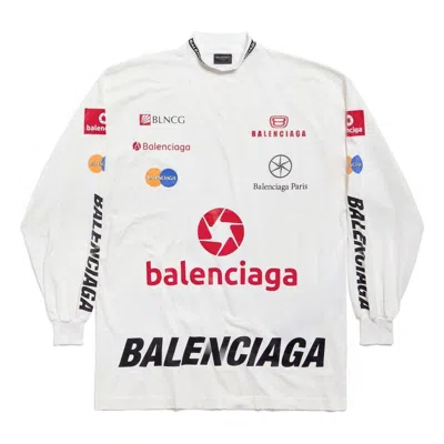 Balenciaga (wmns)  Top League Long Sleeve T-shirt 'white'