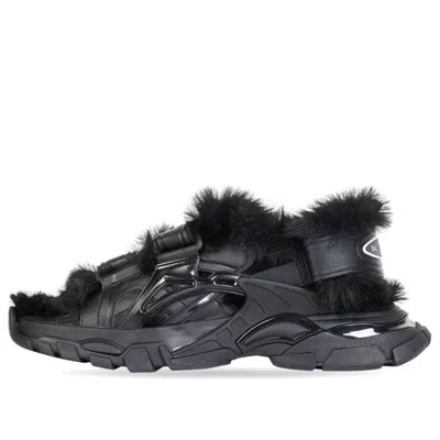 Balenciaga (wmns)  Track Sandals 'fake Fur Black'