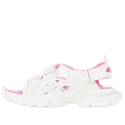 Balenciaga (wmns)  Track Sandals 'white Pink' In Multi