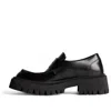 Balenciaga (wmns)  Tractor Loafer Shoes 'black Smooth Calfskin'