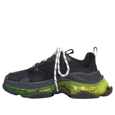 Balenciaga (wmns)  Triple S 'black Yellow Fluo'