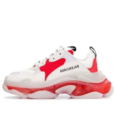 Balenciaga (wmns)  Triple S 'clear Sole - Red' In Multi
